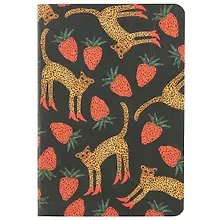 Записная книжка «Fashion print» А6, 32 листа в линейку, сшивка, Kairui