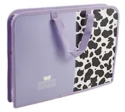 Папка для тетрадей А4 "На крыльях мечты" 34*24,5*7см, пластик, молния, текст.ручки