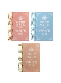 Блокнот на пружине Keep Calm and Write On (17,5х13) (12103800)