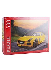 Пазл РЫЖИЙ КОТ 500 эл. 50*34,5см. Спортивное авто РК500-7839