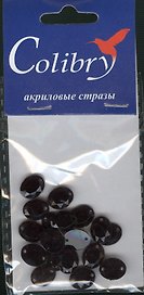 Стразы акриловые Colibry 1 (E8-10) (овальные) (8х10 мм) (упаковка)