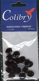 Стразы акриловые Colibry 1 (E8-10) (овальные) (8х10 мм) (упаковка)