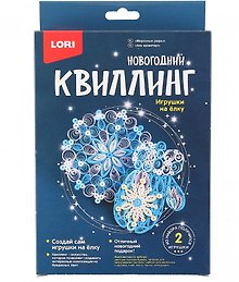 Набор для творчества. Новогодний квиллинг "Морозные узоры"