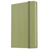 Записная книжка А7 80л лин. "Joy Book. Чай матча" иск.кожа, тонир.блок, скругл.углы, ляссе, резинка, карман на задн.форзаце