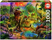 Пазл Земля динозавров 1000 деталей Educa 17655