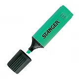 Текстовыделитель Stanger, Paper&Fax, зеленый 1-4 мм