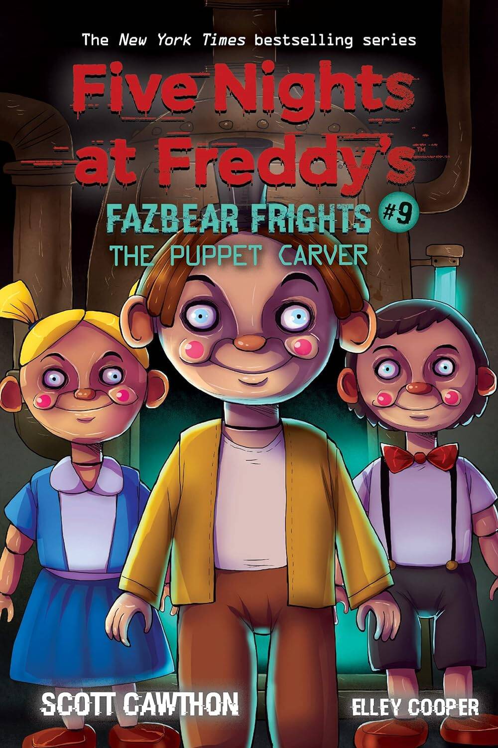 Обложка книги «Five Nights at Freddy's Fazbear Frights 9 The Puppet Carver Пять ночей у Фредди Ужасы Фазбера 9 Кукольник / Книги на английском языке»