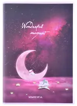 Записная книжка А6 64л лин. "Wonderful moment" ПВХ-обл., ассорти
