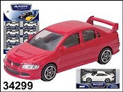 Машинка Mitsubishi Lancer Evolution 8 (1:43) (34299) (коробка)
