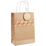 Пакет А5 25*18*8 Dots and Lines жен., крафт