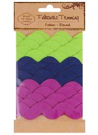 Лента фетровая фигурная, 3 х 90 см