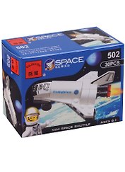 Констуктор Мини шатл (30 дет.) (собран) (502) (6+) (коробка) (Brick)