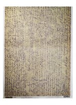 Рисовая бумага для декупажа Craft Premier Рукопись (CP02138) (28,2х38,4см) (25г/м) (упаковка)