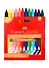 Мелки пластиковые 12цв "Grip Jumbo" трехгранные, утолщ., к/к, Faber-Castell - 1