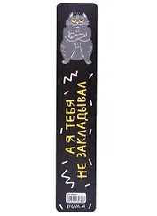 Закладка для книг пластиковая "Кот хейтер"