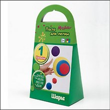 Паста для лепки 1 уровень Шары (3+) (4х5г) (081256) (упаковка)