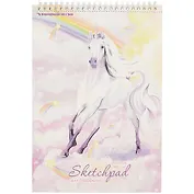 Скетчбук «Единорог», акварельная бумага, 20 листов, А4
