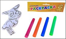 Игрушка-раскраска Зайка (4 маркера) (495040) (упаковка)