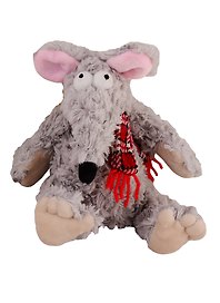 Игрушка мягкая Fluffy Family Мышь Длинноносик с шарфом 16,5см.