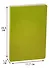 Бизнес-блокнот А5 128л нелин. "VIVELLA" салатовый, лайт, интегр.переплет, тонир.блок, Hatber - 1