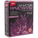 Набор для творчества LORI Лучистые кристаллы "Фиолетовый кристалл" Лк-007
