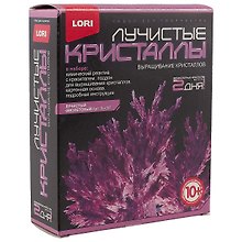 Набор для выращивания кристаллов «Фиолетовый кристалл», Lori