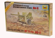 Сборная модель ЗВЕЗДА, Британская ПТ пушка Мк-II 1/35 3518