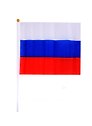 Флаг России ручной, полотно 21*14, подвес