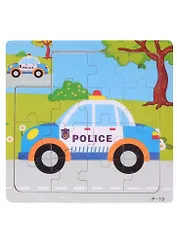 Развивающая рамка "Полицейская машина"