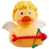 Игрушка для ванной, уточка резиновая FUNNY DUCKS "Уточка купидон"  (1895) - 1