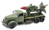 Игрушка, Машина инерционная, металлическая, Ракетный комплекс 1/36 (открывающиеся двери, свет, звук)