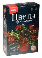 Цв-018 Цветы из пайеток Бархатцы (LORI ) (набор д/творч.) (7+)