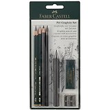 Набор Faber-Castell Пастельные карандаши и мелки PITT®и PITT Monochrome 7 предметов, в блистере