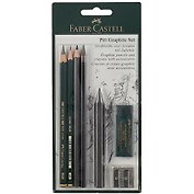 Набор Faber-Castell Пастельные карандаши и мелки PITT®и PITT Monochrome 7 предметов, в блистере