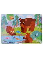 Пазл в рамке Dodo Медвежата 21 элемент