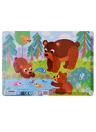 Пазл в рамке Dodo Медвежата 21 элемент