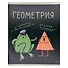 Тетрадь 48 листов в клетку "Жабка. Геометрия" - 1