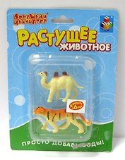 Растущее животное Дикие животные (Т53573) (2 шт) (6 вид.) (блистер)
