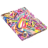 Записная книжка, ТМАдъютант А5 (15,5*21см) 144стр клетка ТМАдъютант Иллюзия карт.обл. бархатн.ламинат