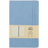 Книга для записей А5 96л тчк. "Joy Book. Голубой топаз" иск.кожа, тв.переплет, ляссе, резинка, инд.уп.
