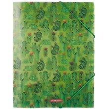 Папка на резинке А4 "Tropical Cactus" пластик, Erich Krause