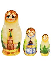 Матрёшка 3 предм. "Узор", арт. С-4 (706)