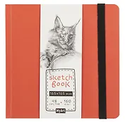 Скетчбук "Мейн-Кун", 165*165, 48 листов