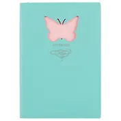 Книга для записей «Butterfly», мятная, 80 листов, А6+