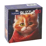 Пазл "Рыжий котик" 120 элементов  15х15 см