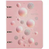 Тетрадь на кольцах в клетку Listoff, Bubbles, 100 листов