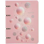 Тетрадь на кольцах в клетку Listoff, Bubbles, 100 листов