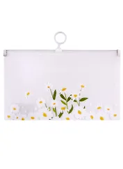 Папка на молнии В6 "The little Daisy" пластик, ассорти