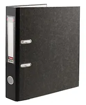 Папка архивная "Черный мрамор", А4, 50мм, Hatber