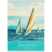 Тетрадь в клетку Listoff, "Под парусом", А4, 80 листов